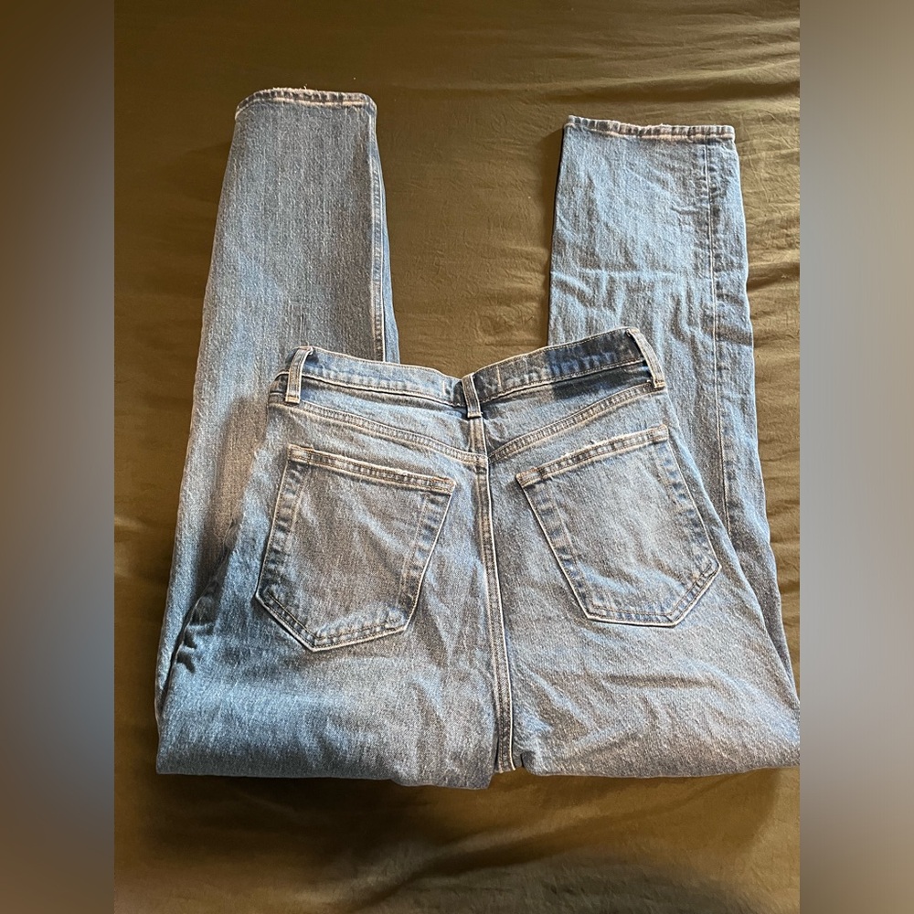 Abercrombie and Fitch 90s Straight Jeans Cross Waist